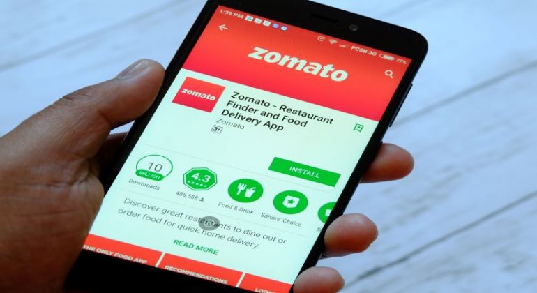 zomato app development cost