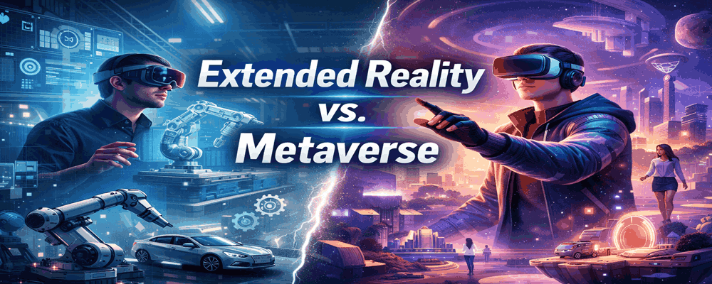 Difference between extended reality and Metaverse