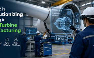 XR training for wind turbine manufacturing