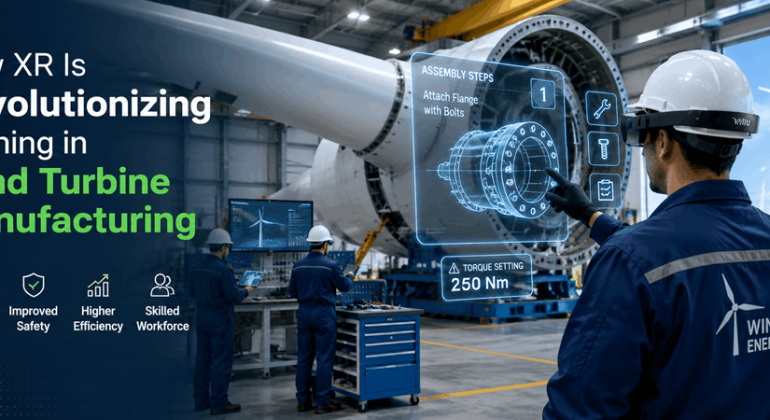 XR training for wind turbine manufacturing